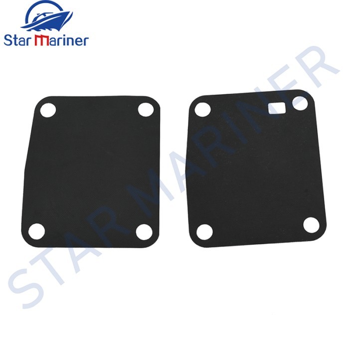 6G1-24411-00 63V-24411-00 DIAPHRAGM（2 Tablets）For Yamaha Outboard Engine 8HP 9.9HP 15HP 6G1-24411 6
