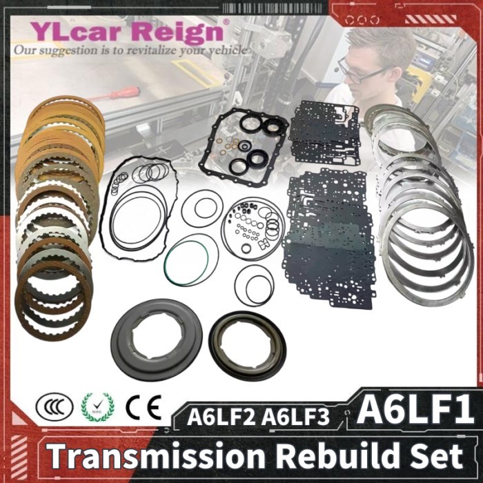 A6LF1 A6LF2 A6LF3 Automatic Transmission Piston Friction Pads Steel Plate Simple Overhaul Repair Ki