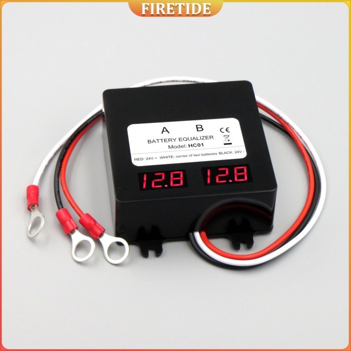 12v Hc01 Lcd/Led Battery Balancer With Switch Battery Voltage Balance Lead-Acid Battery Parallel Se