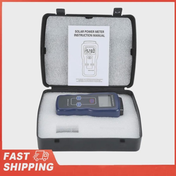 SM206 Digital Solar Power Meter Sun Light Radiation Measuring Testing Instrument Solar Radiation Me