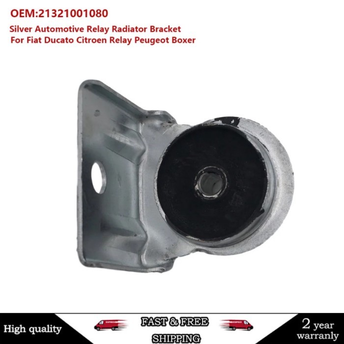 Silver Automotive Relay Radiator Bracket For 1994-2006 for Fiat Ducato Citroen Relay Peugeot Boxer