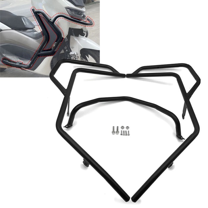 NMAX155 Motorcycle Accessories Engine Guard Highway Crash Bar Bars Frame Protection Bumper For Yama
