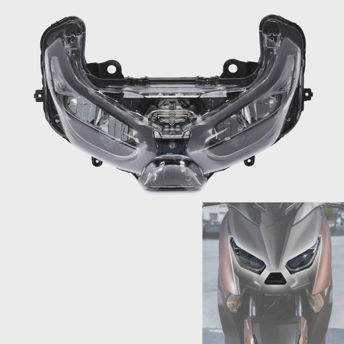 Motorcycle Front Headlight Assembly Fit for YAMAHA XMAX300 XMAX125 XMAX250 2018-2022 2019 2020 2021