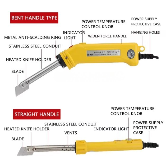 Electric Knife Foam Cutting Cloth Hot Knife Sponge Kt Plate Hot Melt Knife