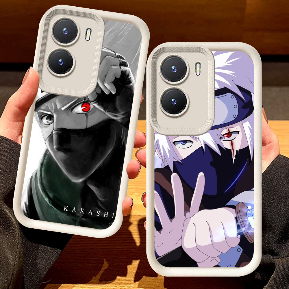G-14 Naruto Kakashi Casing สําหรับ VIVO IQOO Z9 Z9X Y02S Y56 Y16 5G สีดําและสีขาว