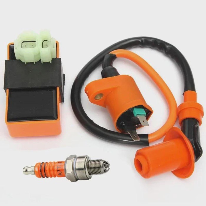 Performance Racing 6 Pins AC CDI Box Ignition Coil A7TJC Spark Plug for GY6 50 80 110 125 150cc Mop