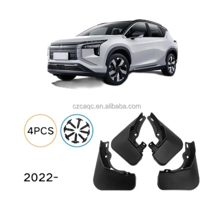 Auto Parts Mudguard PP material car accessories Splash Mud Guard For Mitsubishi Airtrek 2022
