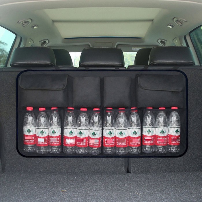 Big Size Car Trunk Bag for SUV MPV Universal Back Seat Organizer Car Seat Organizer Accessories Sea