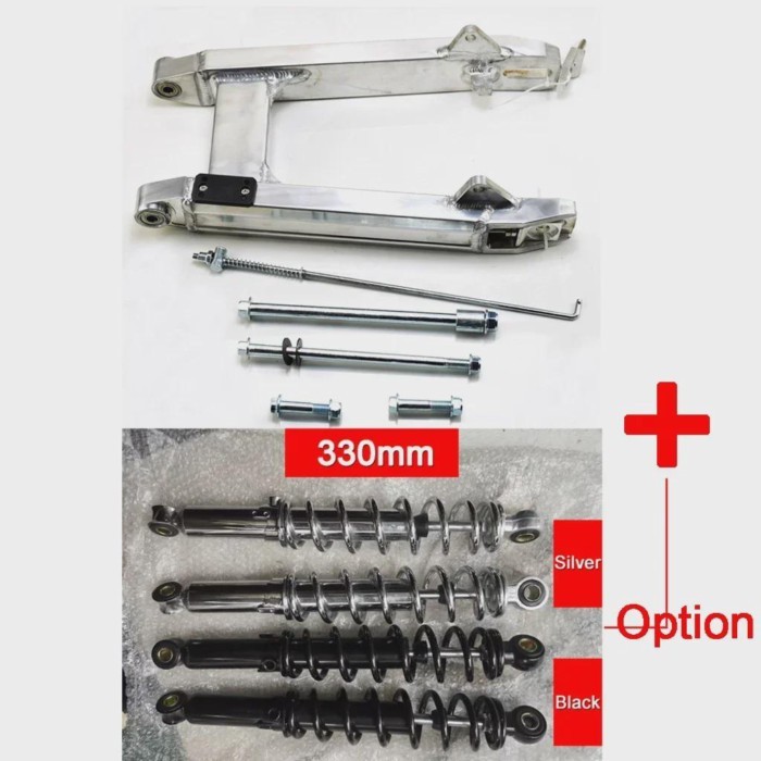 Aluminum Rear Arm Swingarm Shock 330mm Kit For HONDA Z50 Z50R Trail Bike Mini Motorcycle 72-99