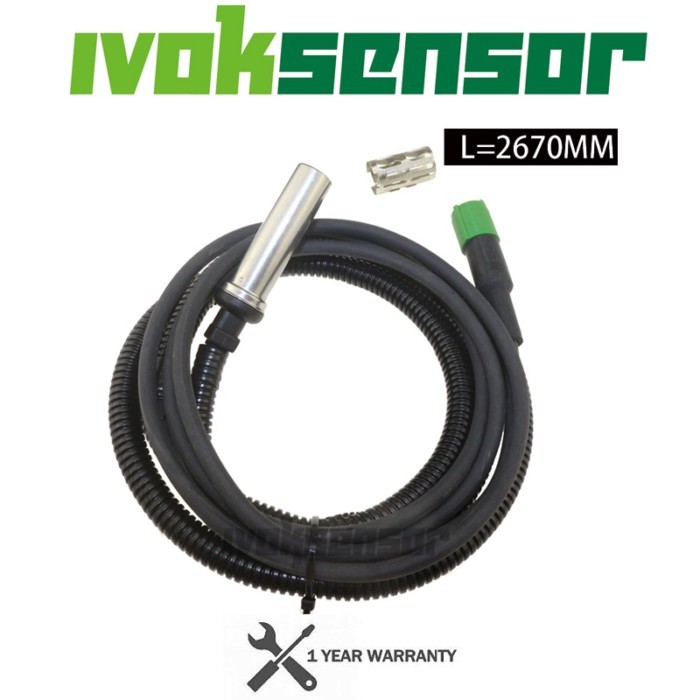 Truck EBS ABS Wheel Speed Sensor Straight L2670MM For Volvo Scania 4/P/G/R/T-Series Bus 4-Series 4x