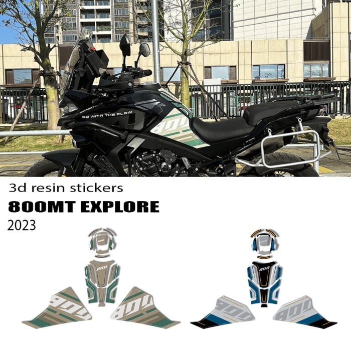 800MT 2023 For CFMoto 800MT Explore 800MT Limited Edition 3D Gel Epoxy Sticker Kit 3D Motorcycle ta