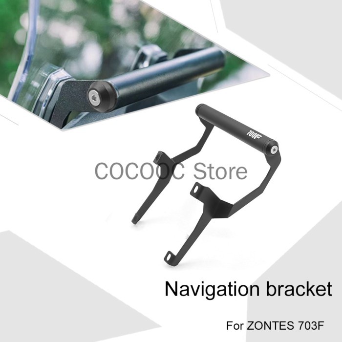 Fit ZONTES 703F F703 703 F Motorcycle Navigation Bracket Mobile Phone Bracket Crossbar Travel Brack