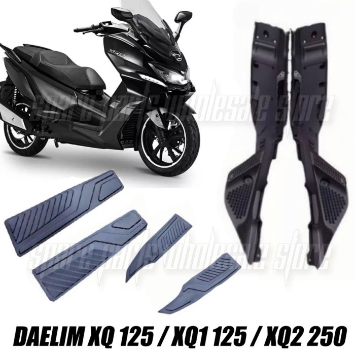 New For Daelim XQ 125 / XQ1 125 / XQ2 250 Left And Right Pedal Pads Front And Rear Pads Rubber Shee