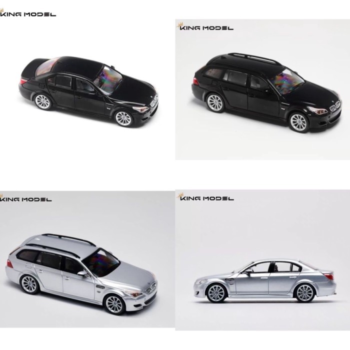 KING MODEL 1: 64 BMW M5 E60 Chris Bango จําลองรถรุ่นพร้อมสต็อก
