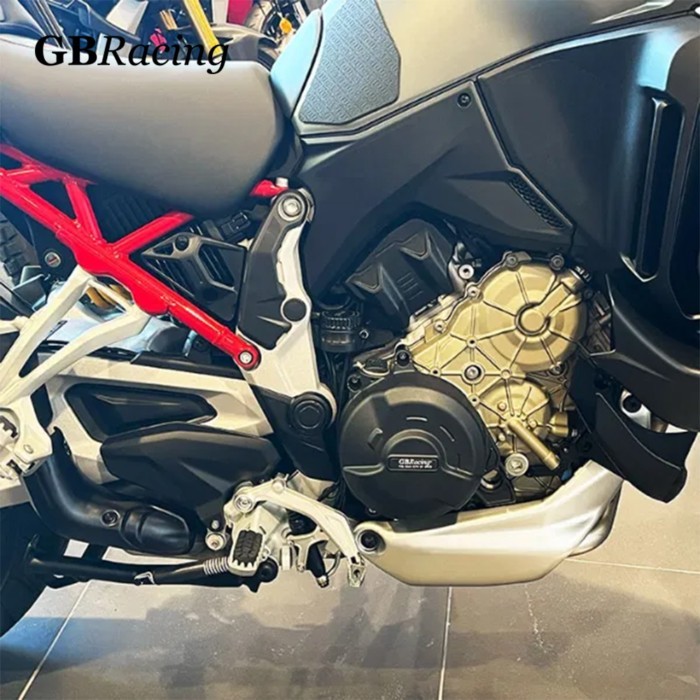 GBRacing MULTISTRADA V4 PIKES PEAK 2022 to 2025 Motorcycle Engine Protect Cover For DUCATI Clutch P