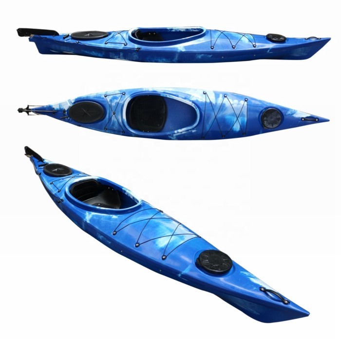 Vicking 11.5 FT Single Person Sit in Kayak Sea Surf Ski  Ocean Canoe Kayaking Boat Racing Touring K