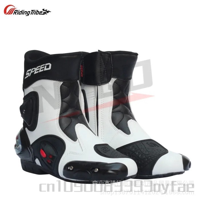 RidingTribe Motorcycle Boots Men Motocross Professional Racing Boots Breathable Wear Safety To Prot