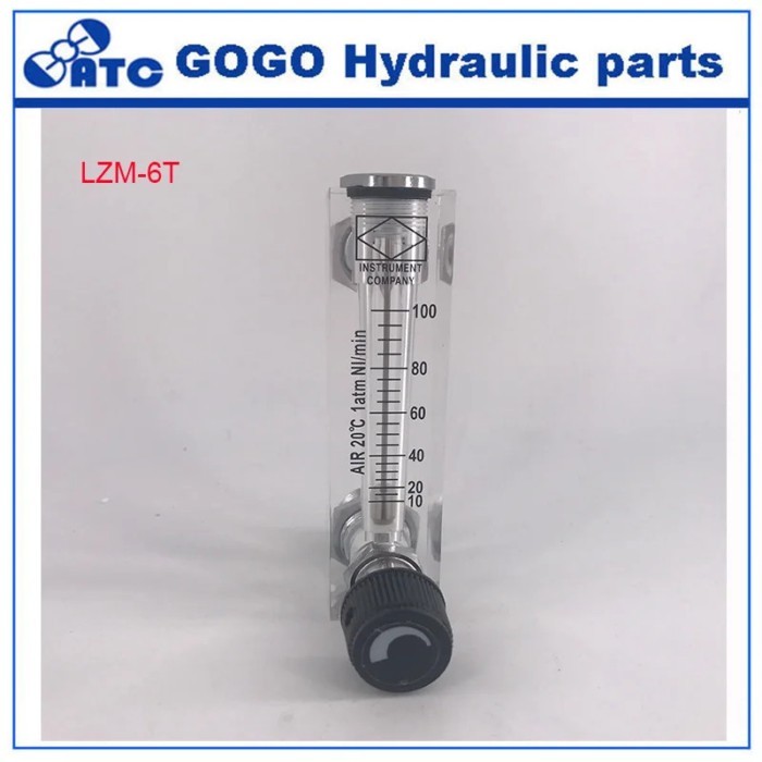 LZM-6T small air panel fuel oil  Water flow meter types meter for oxygen concentrator