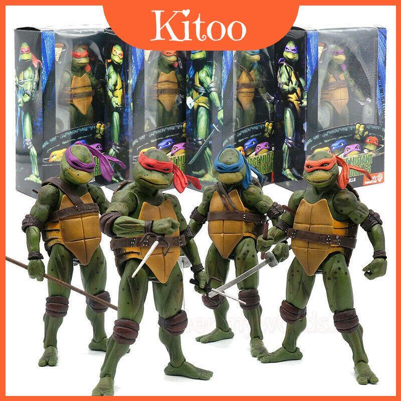 Tmnt 1990 ภาพยนตร์แอ็คชั่นรูปปั้น Neca ของเล่น 7"