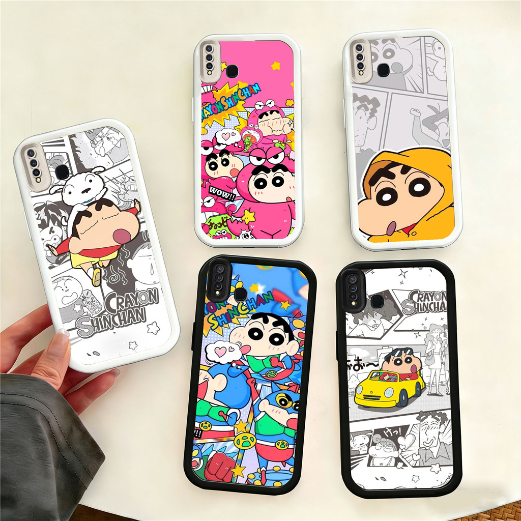 WB32 Crayon Shinchan สําหรับ Hp ชุบ VIVO Y66 Y93 Y91C Y91 Y81s Y81 Y75 Y53s Y56 Y95 5G วัสดุ TPU