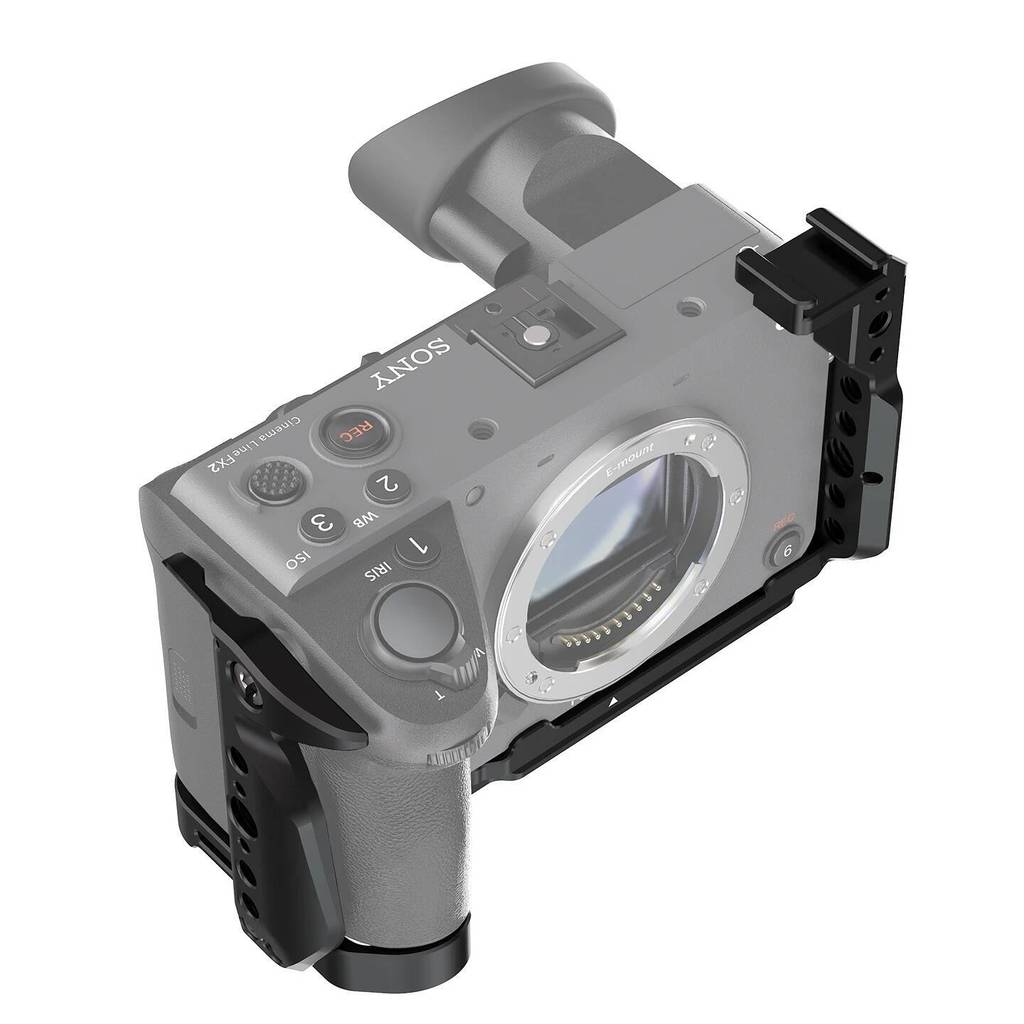 VLOGMAGIC กรงกล้องอะลูมิเนียมฟอร์มสําหรับ Sony FX2