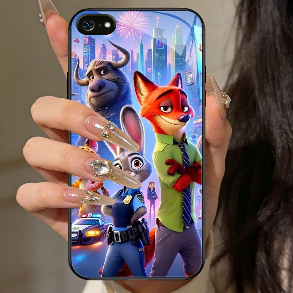 HP TT-29 Zootopia Glass เคสโทรศัพท์ iPhone 6S X 7 XS SE XR 8 6 Max Plus 2020 2022