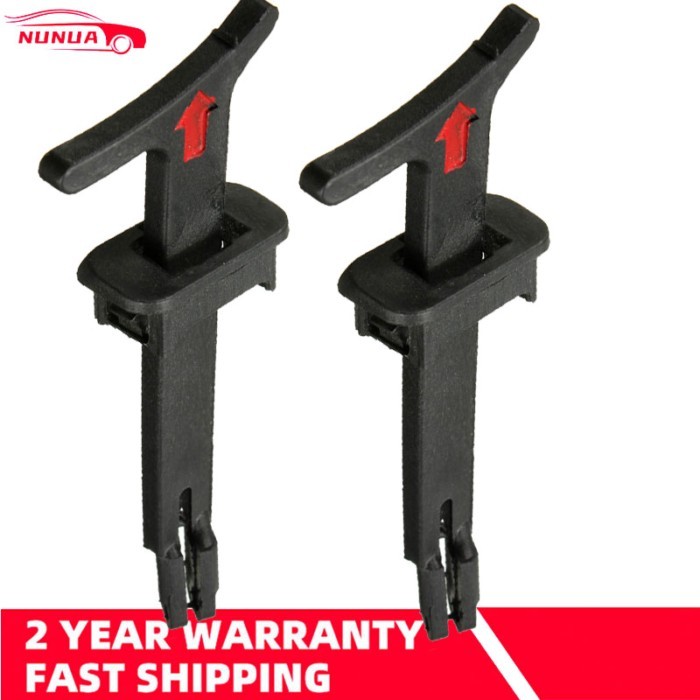 2Pcs 1J0823593C 1J5 823 593 C Bonnet Hood Release Rod Lock Latch Handle Bonnet Fixture Clips For VW
