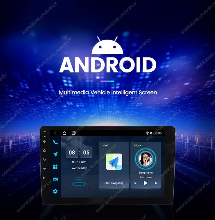 NaviFly Android 14 Car Radio Intelligent System 2G+32G Wireless Carplay For Nissan Juke YF15 2010 -