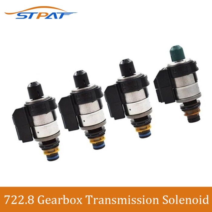 STPAT 4PCS OEM Refurbished 722.8 Gearbox Transmission Solenoid 2202271098 A2202271098 For Mercedes