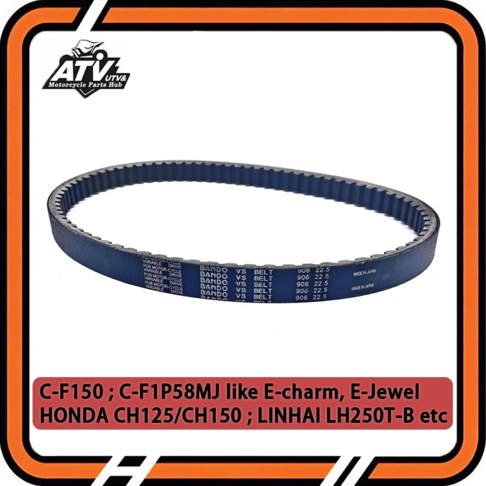 906x22.5x30 Drive Belt For Keeway Outlook 125 Outlook 150 Cityblade BENELLI Zenzero 125/150 Znen La