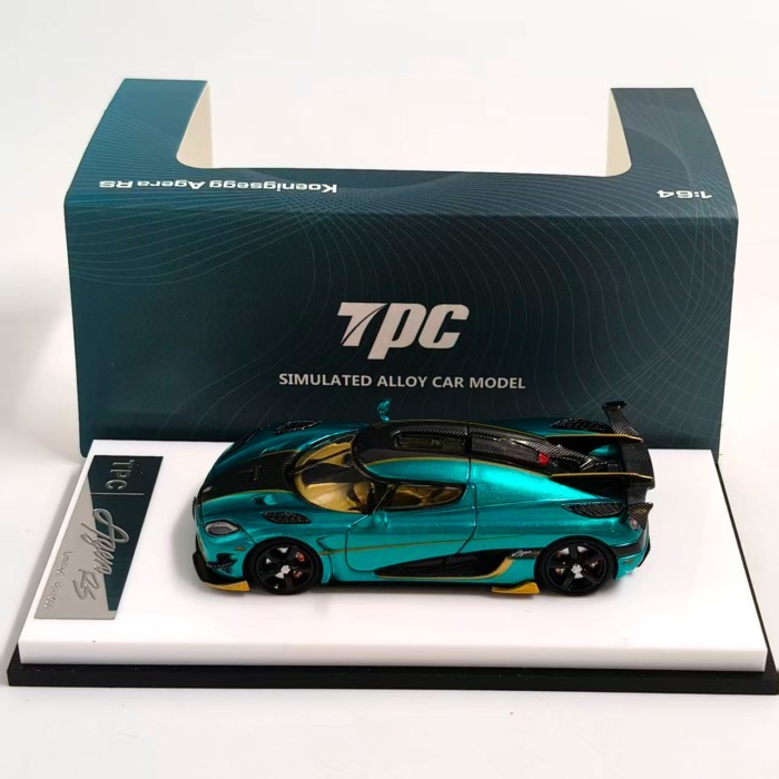1: 64 TPC Koeniseg Agera RS จําลองรถคอลเลกชันเครื่องประดับรุ่นรถเครื่องประดับ