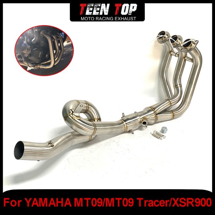 For YAMAHA MT09 XSR900 TRACER900/GT Exhaust Pipe Motorcycle Escape Exhaust Elbow MT09 Tracer/MT09 2