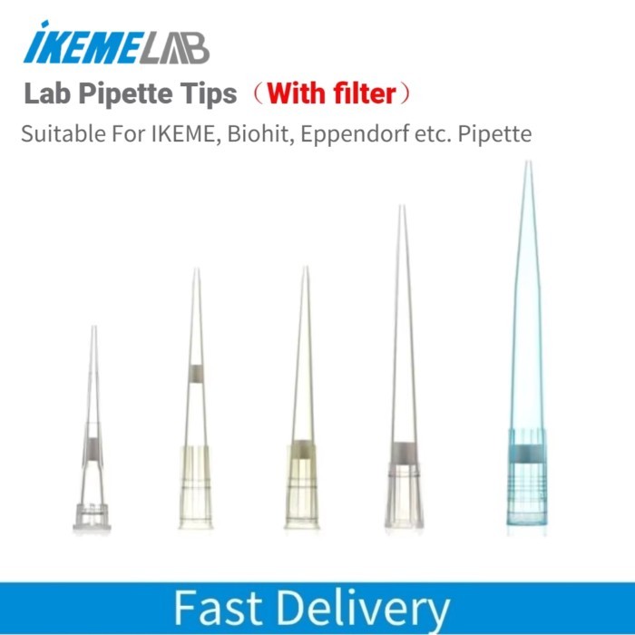 Plastic Pipette Filter Tips 10ul /100ul/200ul/300ul/1000ul/5ml/10ml  Lab Pipette Tips Micropipette
