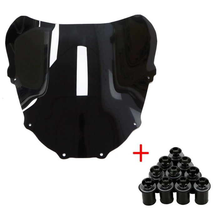 Fit For 1993 - 2001 Kawasaki Windscreen ZZR1100 D ZZR1100D ZX11 ZX-11 Watershield Windscreens Motor