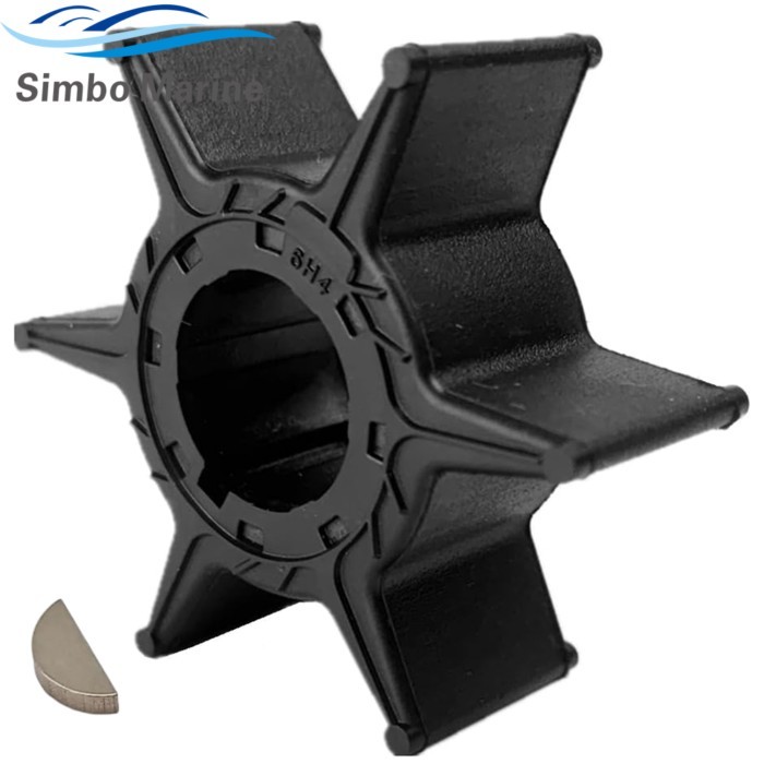 Water Pump Impeller & Key For Yamaha Outboard 25-50 HP Models 6H4-44352-00 6H4-44352-01 6H4-44352-0