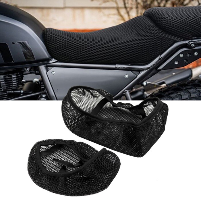 Motorcycle Seat Cover For Royal Enfield Himalayan 411 2016-2022 Seat Protect Cushion 3D Honeycomb M