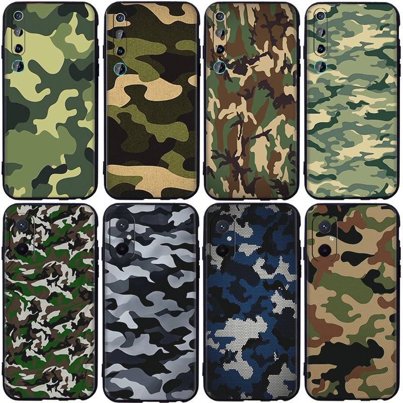 Xiaomi POCO F5Pro C65 C55 F5 X5 Pro X5 M6 F6 Pro TPU Spot goods เคสนิ่มสีดําเคสโทรศัพท์ลายพราง (9-O)