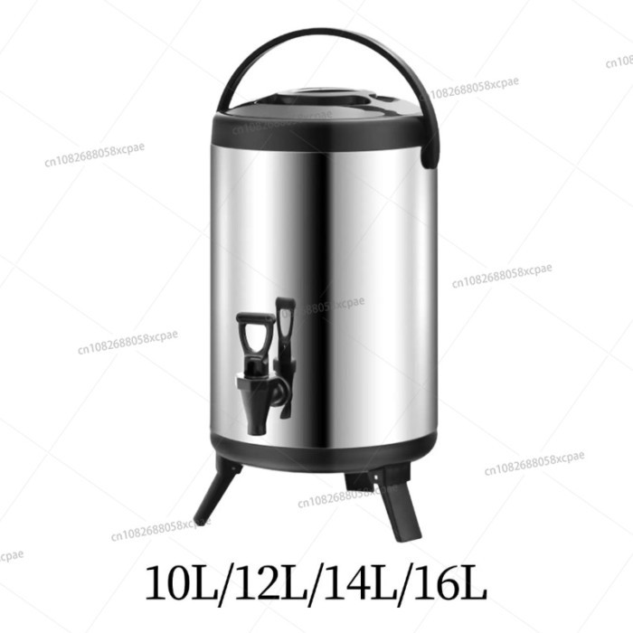 Insulated Barrel Commercial with Spigot Beverage Container Beverage Dispenser Insulation Bucket for
