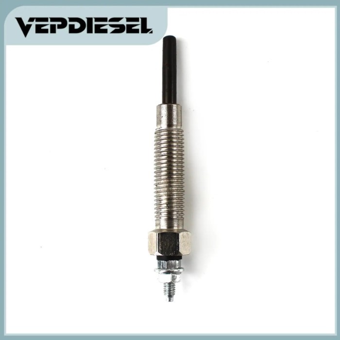 1x Glow Plug 32A6603100 32A6603102 For Mitsubishi S3L S3L2 S4L S4L2 S4Q-2 S4L-2 10.5v Dual Core Ele