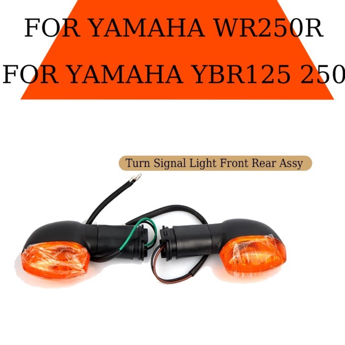 Motorcycle Turn Signal Light For YAMAHA YBR125 YBR250 YBR WR 125 250 WR250R Front Rear Flasher Ligh