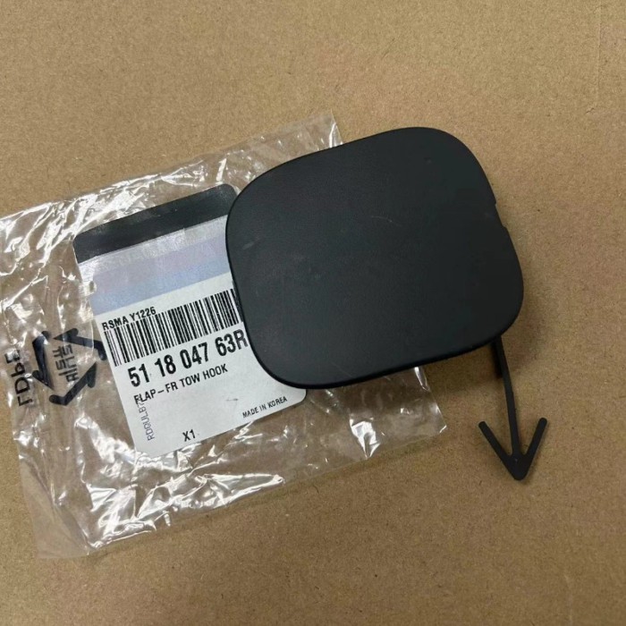 511800717R For Renault Koleos Original Front Bumper Trailer Cover Tow Hook Cap Without Paint