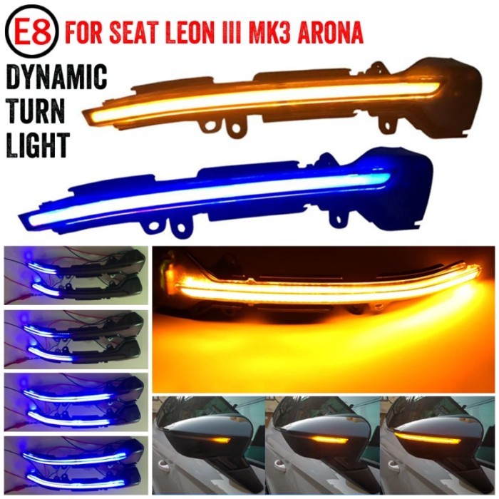 Dynamic Blinker Turn Signal LED For Seat Leon III MK3 5F ST FR Cupra 2013-2018 Ibiza MK5 V KJ1 Aron