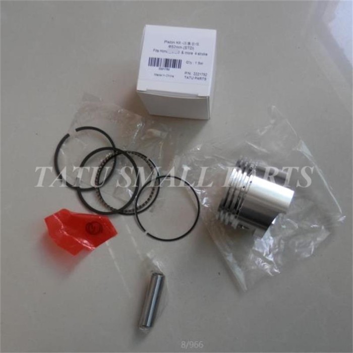 G100 PISTON KIT 52MM FOR HONDA GV100K1 G100VK2 WATER PUMP CYLINDER HEAD RINGS PIN CLIPS ASSEMBLY 13