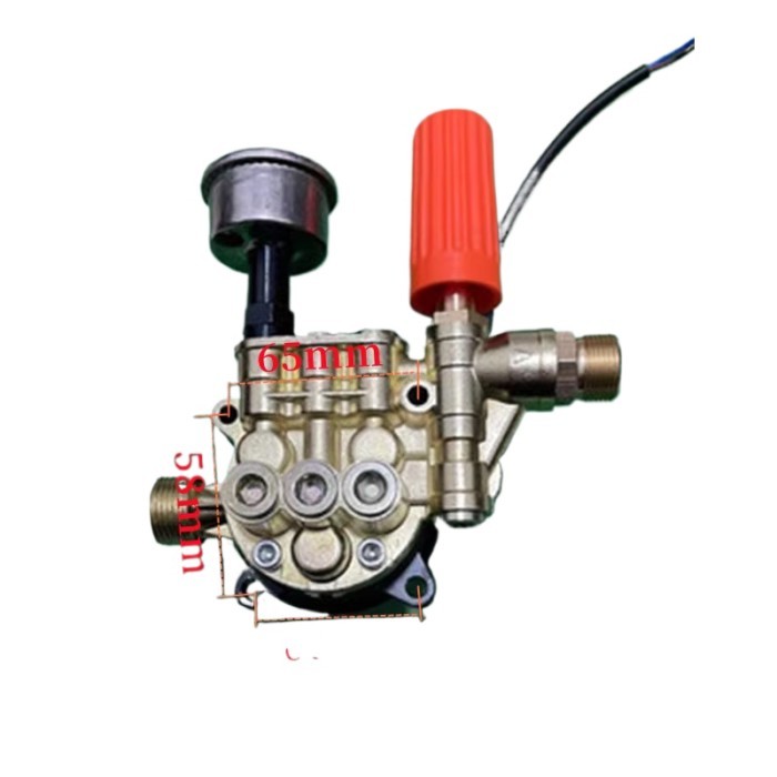 Pressure Washer Water Pump Head Assembly Pressure Washer Cylinder Head Pump 220V Portable Pump Part