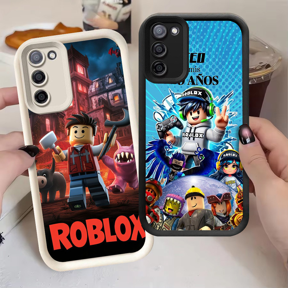 G-46 Roblox Casing สําหรับ OPPO A5i A5 2025 Pro 5G สีดําและสีขาว
