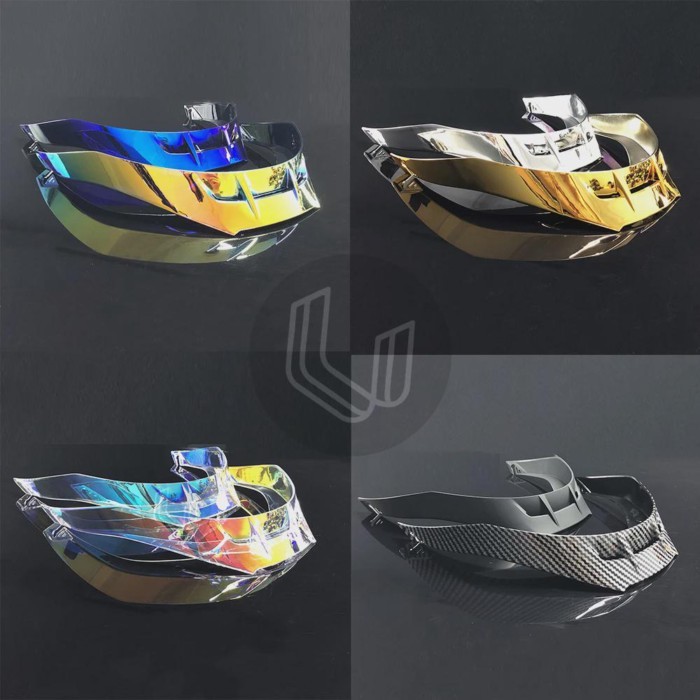 pista Helmet Accessories Motorcycle Rear Trim Helmet Spoiler For AGV Pista GPR