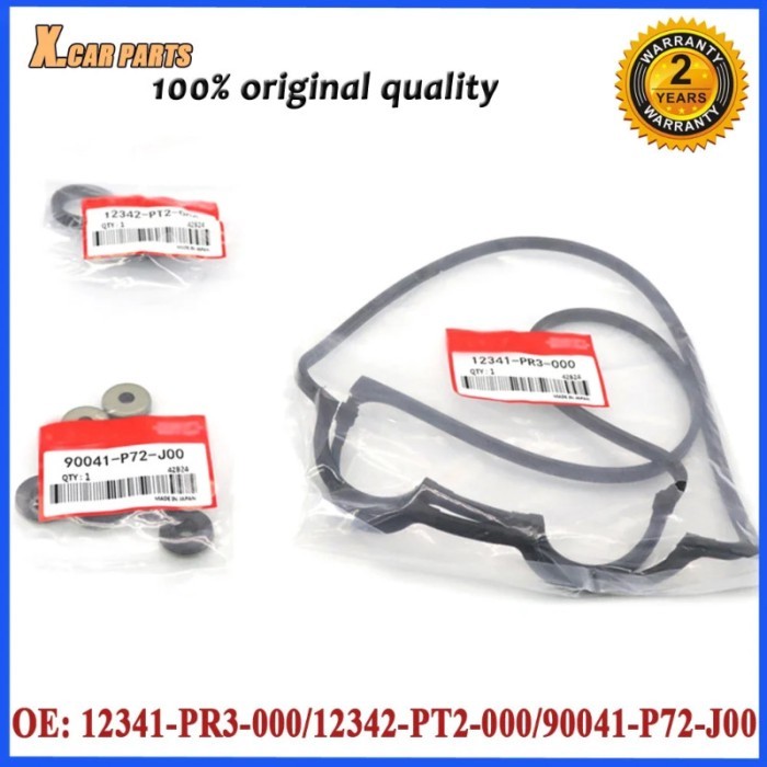 New Car Valve Cover Gasket Kit Set 12341-PR3-000 12342-PT2-000 90041-P72-J00 Fit For Acura Integra