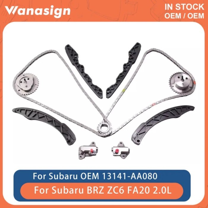 Engine Timing Chain kit Fit 2.0 L For Subaru BRZ ZC6 Outback Toyota GT86 FA20 2.0L H4 GAS 2012-2021