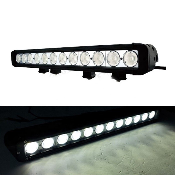 OVOVS 20Inch Led Light Bar 120W Offroad Led Light Bar Spot Flood Combo Beam Single Row Light Bar
