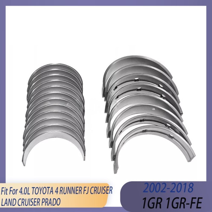 STD Engine Main & Connecting Rod Bearing Set Fit 4.0 L T Gas 02-18 1GR 1GR-FE For TOYOTA 4 RUNNER F